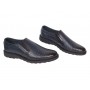 Pantofi barbati casual perforati din piele naturala Bleumarin - GKR506BLUE